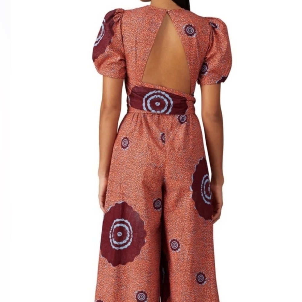 Ulla Johnson Rust and Burgundy Maxi Skirt - Picture 3 of 11